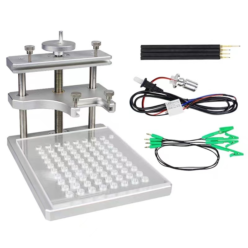 LED BDM Frame BDM Probe Holder Metal BDM Frame Aluminium Stainless Steel with 4pcs Probe Pens For KTAG KESS FGTECH