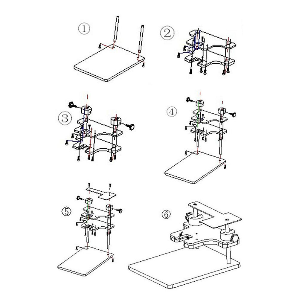 BDM Frame with 4 Adapters Set for Bosch Siemens MARELLI ECU Tool Bracket for FGTECH and BDM100 Programmer