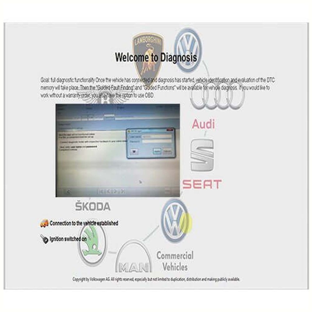 (1 Day) One Day ODIS Geko User Online Login System Online Access for VW/Audi/Skoda/Seat