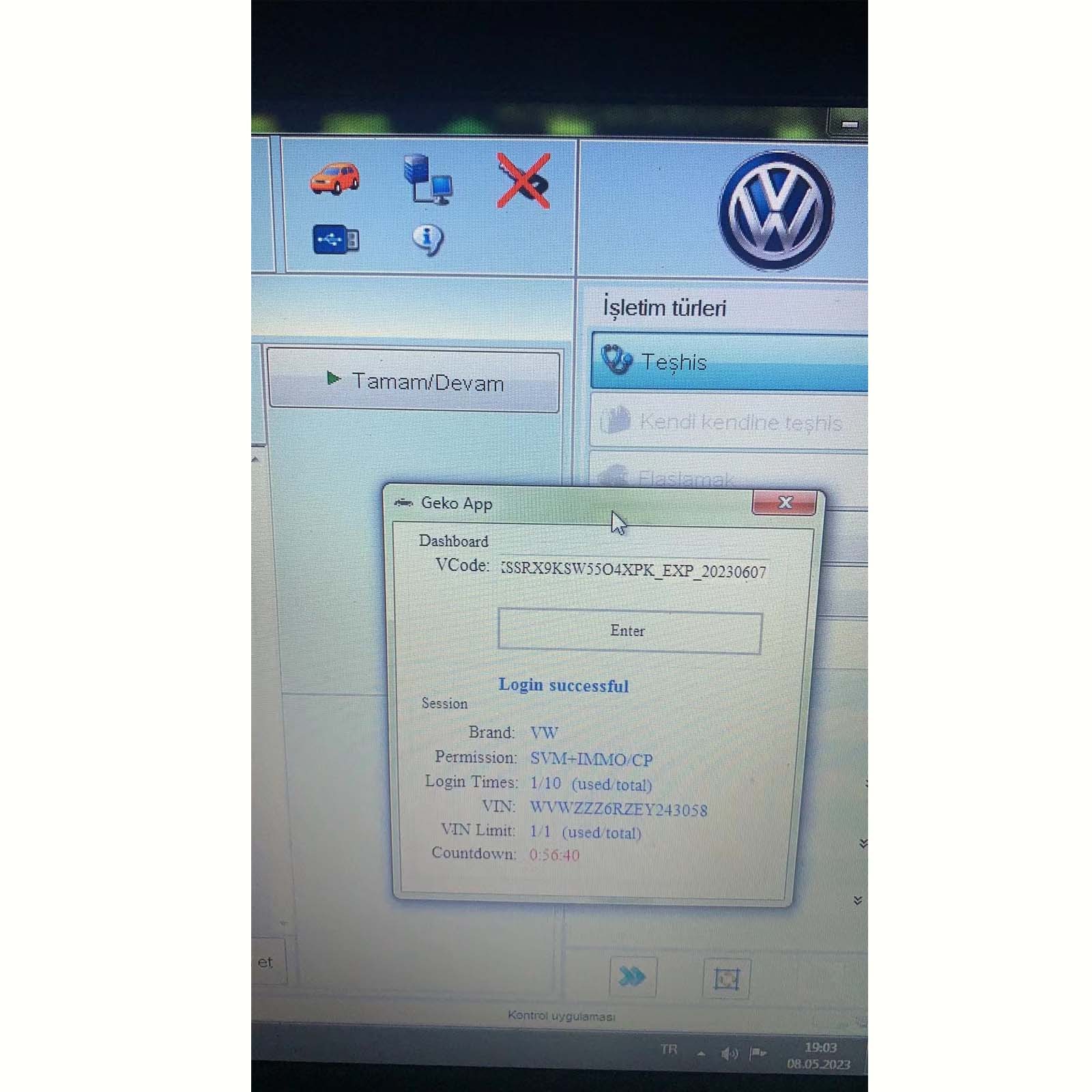 (1 Day) One Day ODIS Geko User Online Login System Online Access for VW/Audi/Skoda/Seat