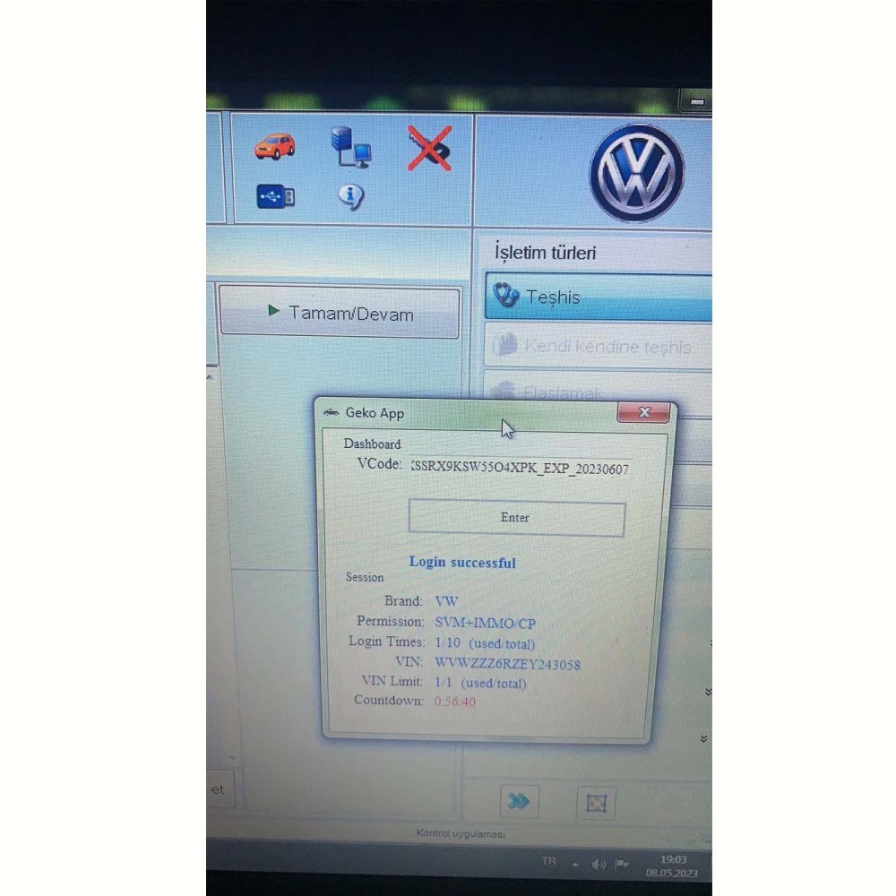 (1 Day) One Day ODIS Geko User Online Login System Online Access for VW/Audi/Skoda/Seat