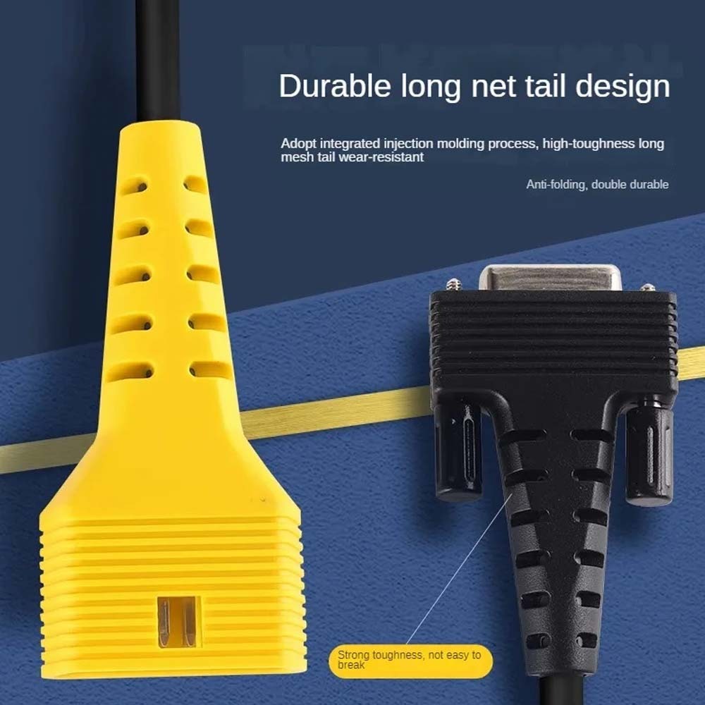 Extension Cables Three rows OBD2 16 Pin for Launch CR981 CR982 Main Cable Creader CR971 CR972 DB15 Pin For LAUNCH HTT EV17