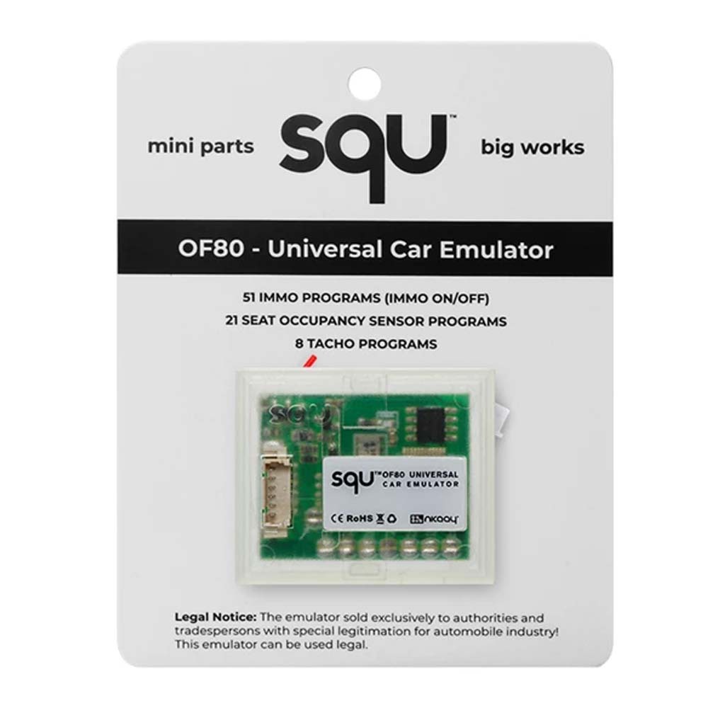 SQU OF80 Universal Car Emulator Auto Diagnostic Tool Airbag Tester Immo off Tacho Seat Occupancy Sensor ECU Programmer Tool