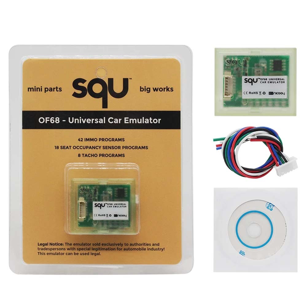 SQU OF68 Universal Car Emulator Signal Reset Immo Programs Seat OCCUPANCY SENSOR