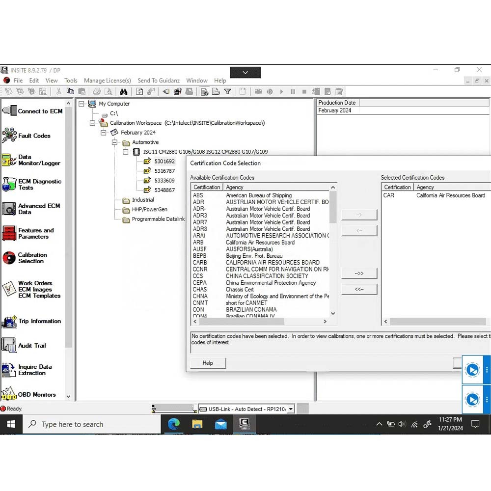 CUMMINS INSITE 8.9.2.79 PRO 2024 Diagnosis Software