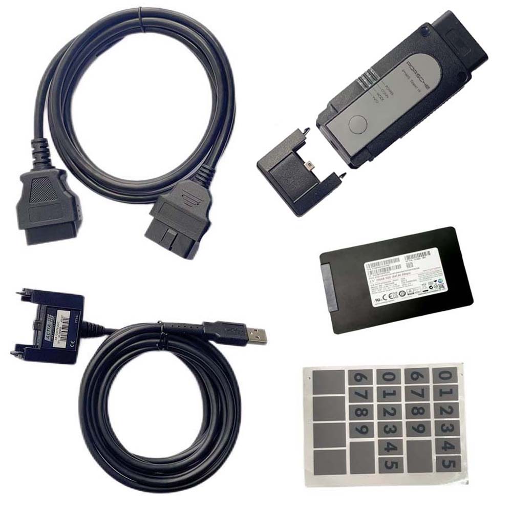 1:1 Porsche Piwis 3 PT3G-VCI Diagnostic Scan Tool V43.300.22 + V38