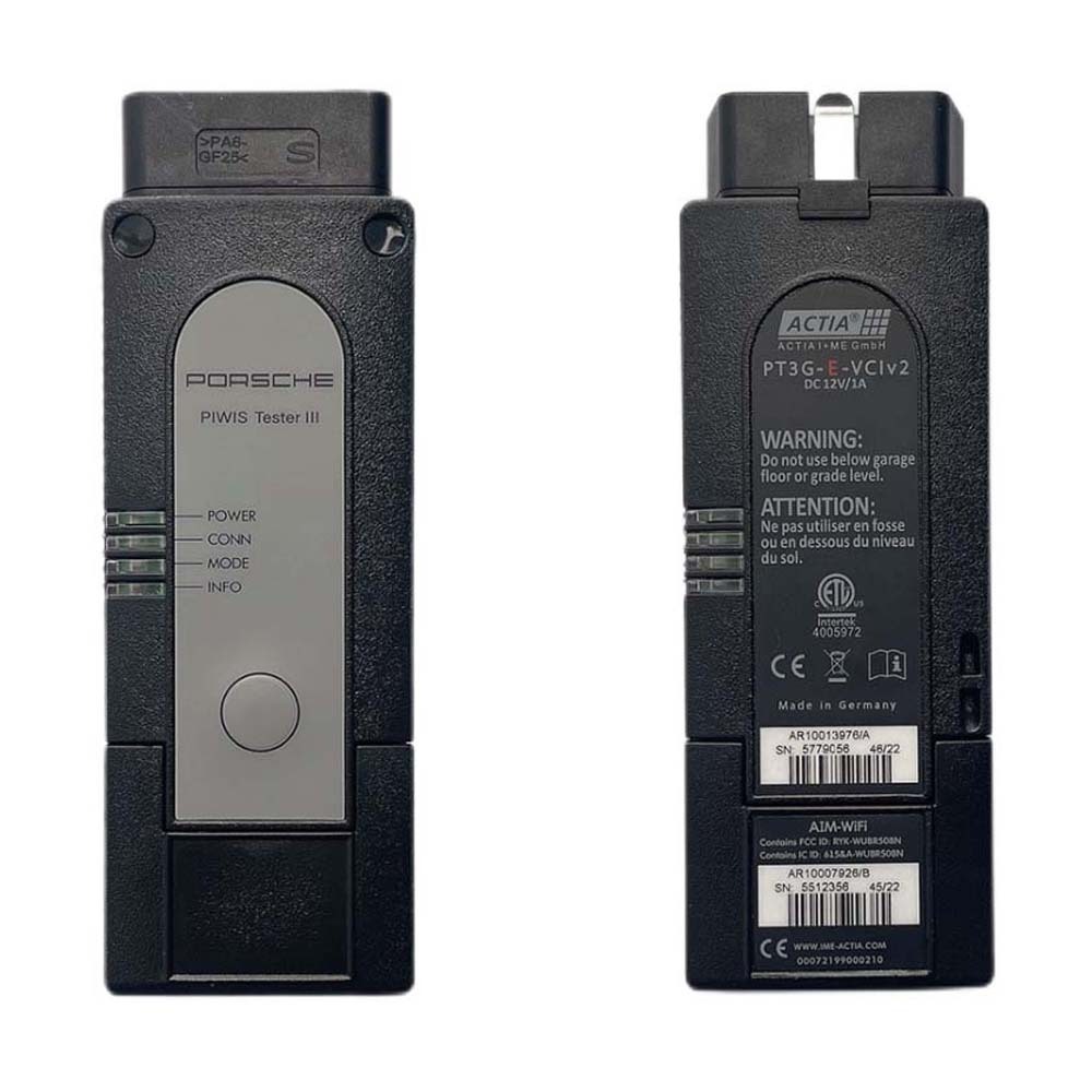 1:1 Porsche Piwis 3 PT3G-VCI Diagnostic Scan Tool V43.300.22 + V38.250 PIWIS III Tester