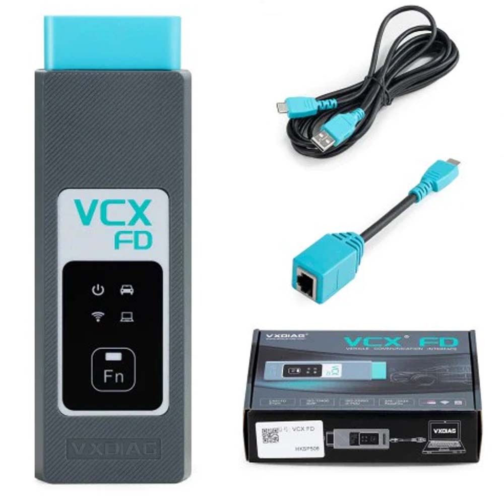 VXDIAG VCX FD For GM Support CAN FD Protocol DoIP Car OBD2 Diagnostic Tool OE-Level Diagnosis ECU Coding J2534 Programming