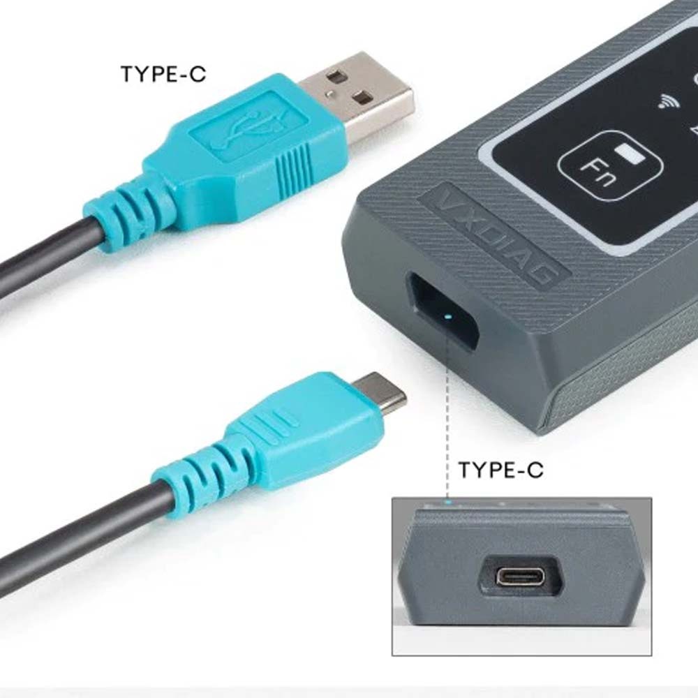 VXDIAG VCX FD for Ford Mazda Car ODB2 Diagnostic Tool with CAN FD DoIP All System Diagnosis ECU Coding J2534 Programming