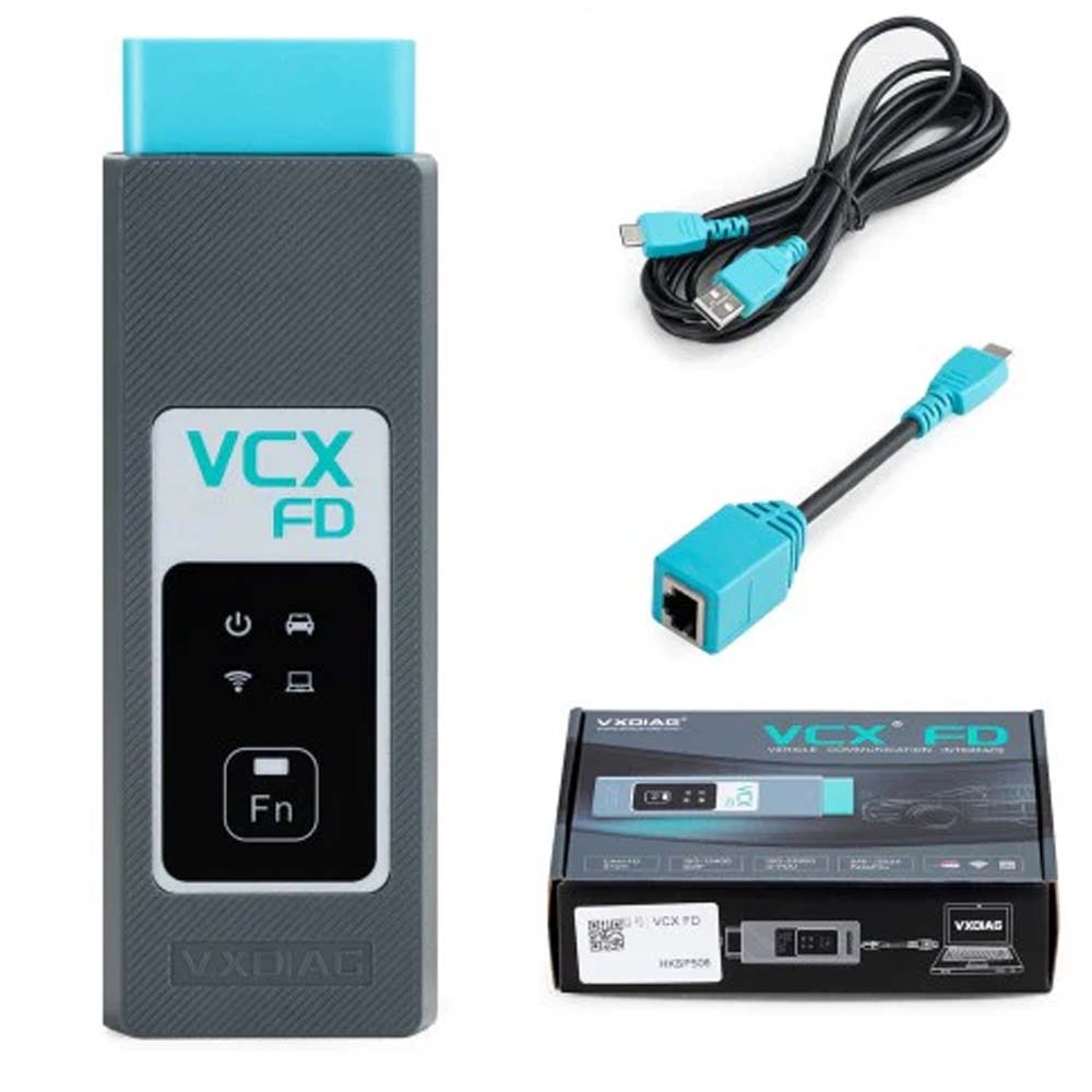 VXDIAG VCX FD for Ford Mazda Car ODB2 Diagnostic Tool with CAN FD DoIP All System Diagnosis ECU Coding J2534 Programming