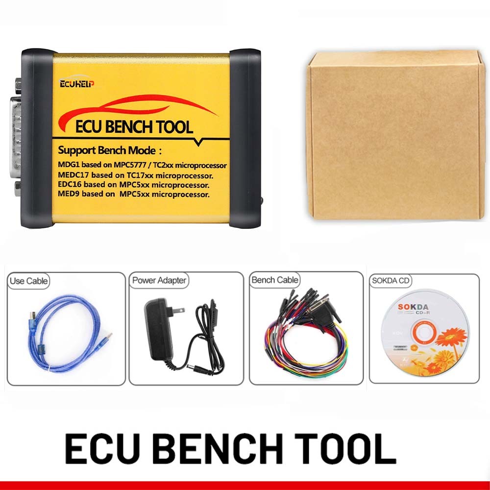 [AMT Software Offline Available] ECUHELP ECU Bench Tool Full Version with License MD1 MG1 EDC16 MED9 ECUs No Need Open ECU