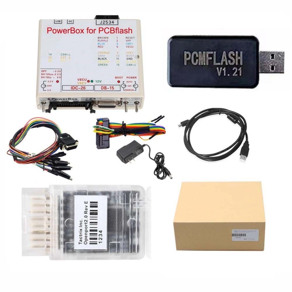 PCMFLASH V1.21 Gearbox For VAG DSG/CVT TCU ECU Read and Write Programmer Gearbox Adapter cables ECU FLASH for DQ250 DQ200 VL381 VL300 DQ500 DL501
