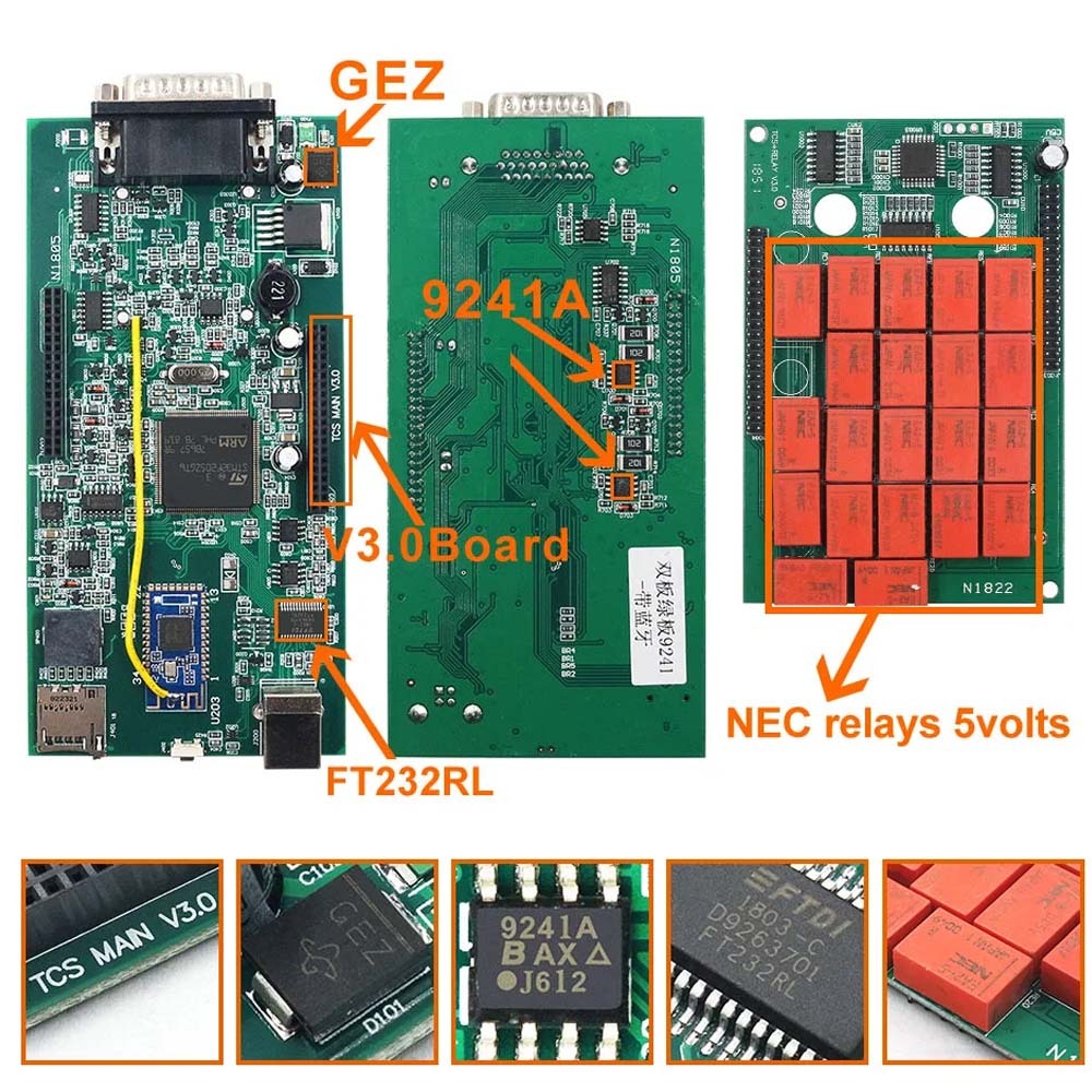 D*S 150 V3.0 NEC Relays Bluetooth Scanner 2020.23 with Keygen for Car/Truck OBD2 Diagnostic Auto tool