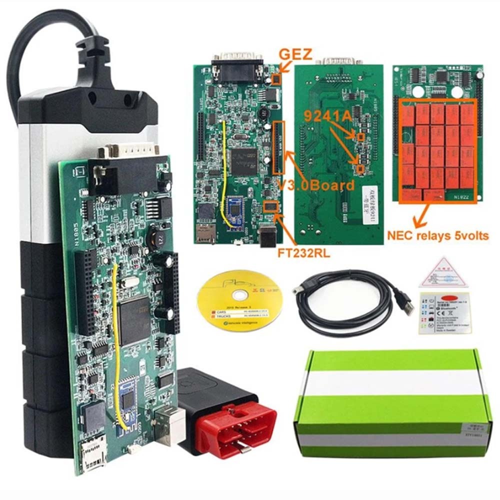 D*S 150 V3.0 NEC Relays Bluetooth Scanner 2020.23 with Keygen for Car/Truck OBD2 Diagnostic Auto tool