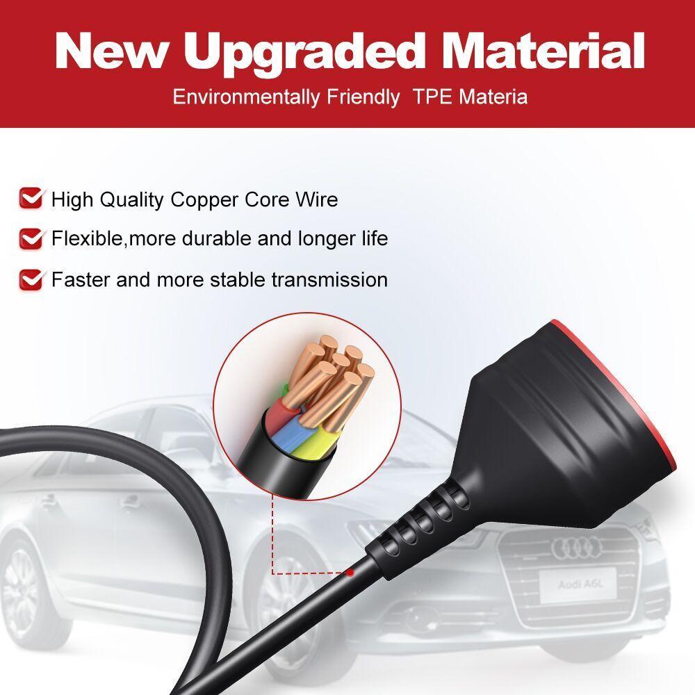 Thinkcar Thinkdiag Extension Cable OBD2 Cable 16 Pin 60Cm