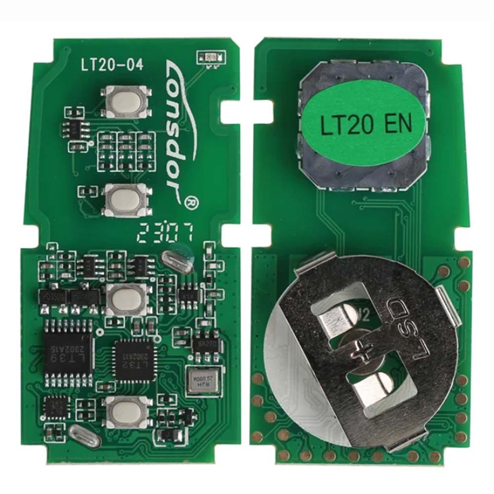 Lonsdor LT20 8A+4D for Toyota / Lexus Smart Key PCB for K518 Pro K518S KH100+ Key Programmer Frequency Switchable