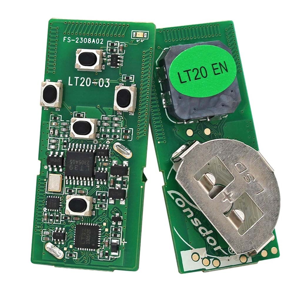 Lonsdor LT20 8A+4D for Toyota / Lexus Smart Key PCB for K518 Pro K518S KH100+ Key Programmer Frequency Switchable
