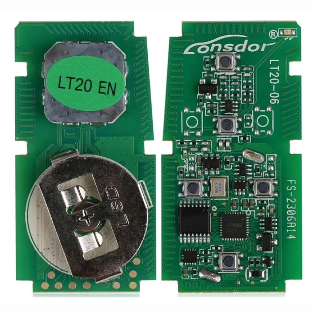 Lonsdor LT20 8A+4D for Toyota / Lexus Smart Key PCB for K518 Pro K518S KH100+ Key Programmer Frequency Switchable