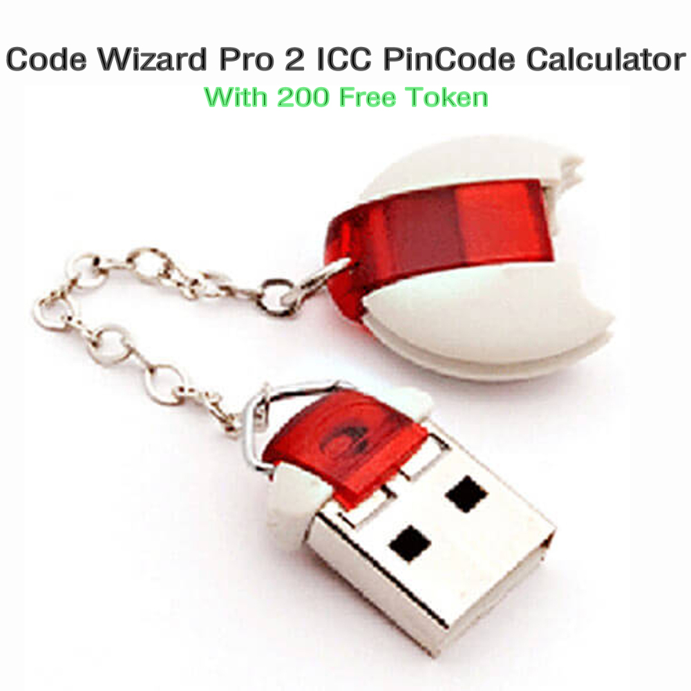 CWP-2 CWP2 Code Wizard Pro 2 Immo Code Calculator ICC PinCode USBKey Calculator Device  With 200 Free Token