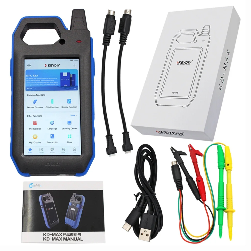 KEYDIY Key Masters Toolkit KD MAX Remote Maker and Generator with 96bit 48 copy function plus KD MATE/KD PROG MINI C2 Adapter