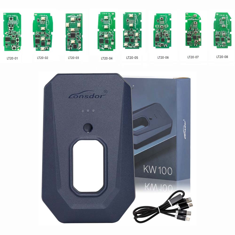Lonsdor KW100 Bluetooth Smart Key Generator With LT20-02/ LT20-03/ LT20-05/ LT20-06/ LT20-07 / LT20-08 8A+4D Universal Smart Key Board PCB for Toyota Lexus 433 / 315 MHz for K518/ KH100+ Series