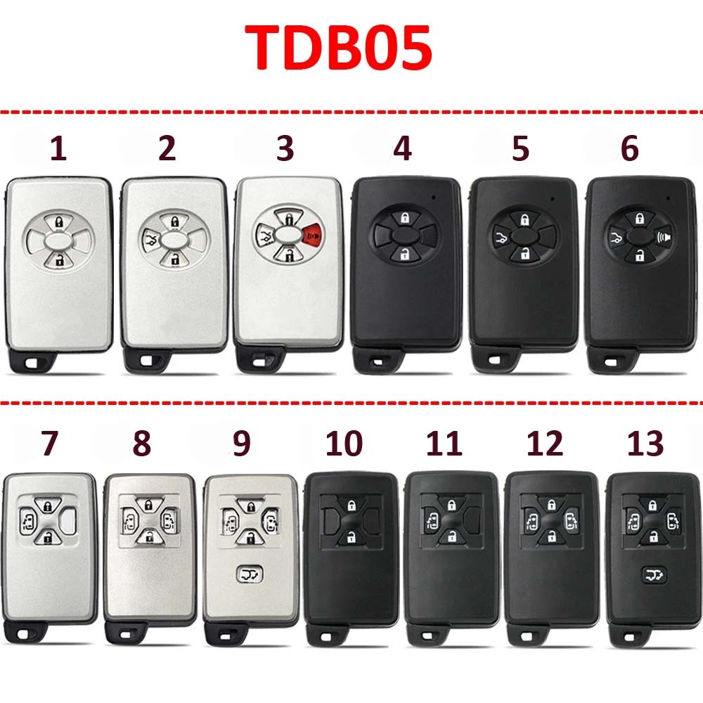 KEYDIY KD 4D Smart Key Universal Remote TDB03 TDB04 TDB05 for Toyota Lexus FCCID:0140 3370 5290 0500 6601 0111 F433 A433 6221