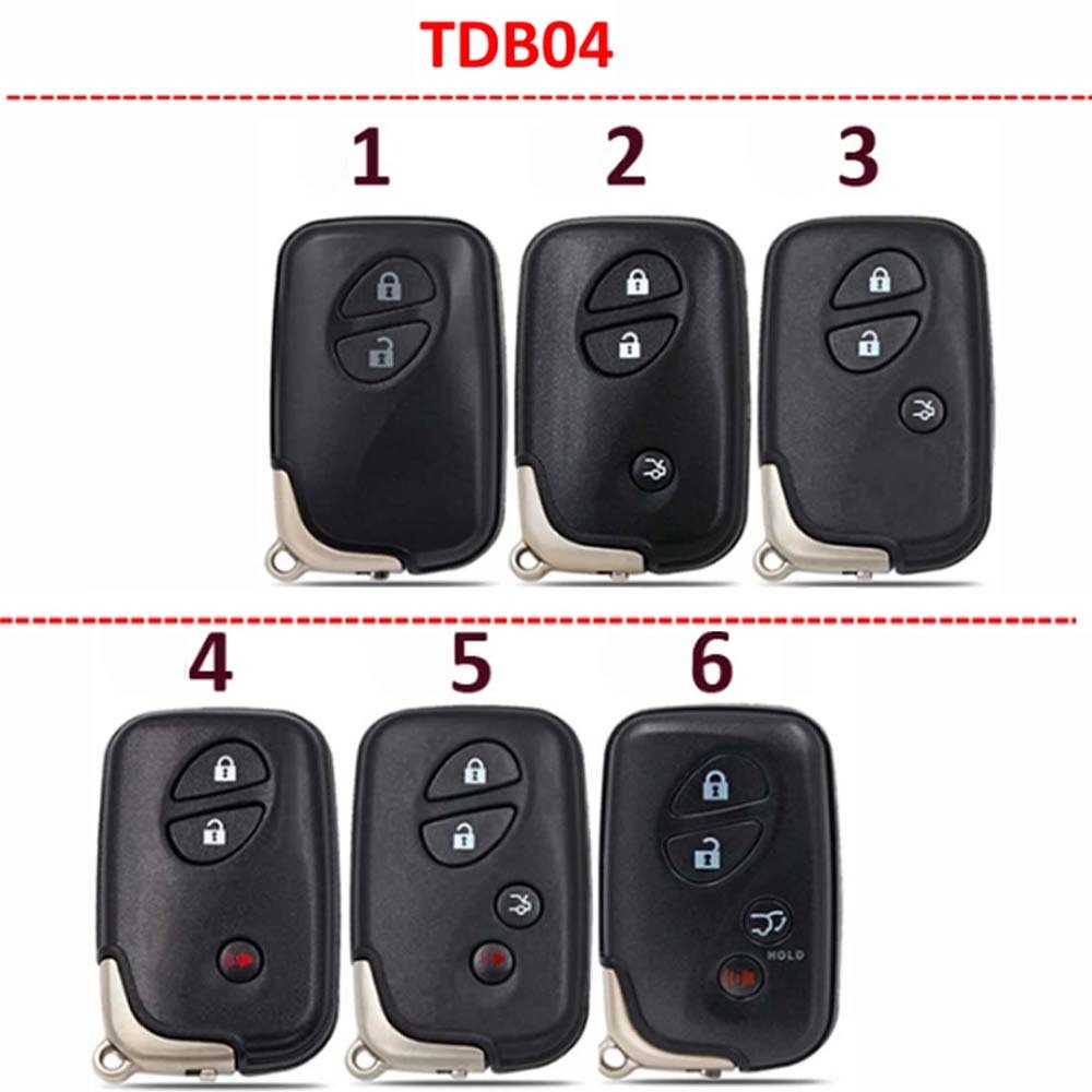 KEYDIY KD 4D Smart Key Universal Remote TDB03 TDB04 TDB05 for Toyota Lexus FCCID:0140 3370 5290 0500 6601 0111 F433 A433 6221