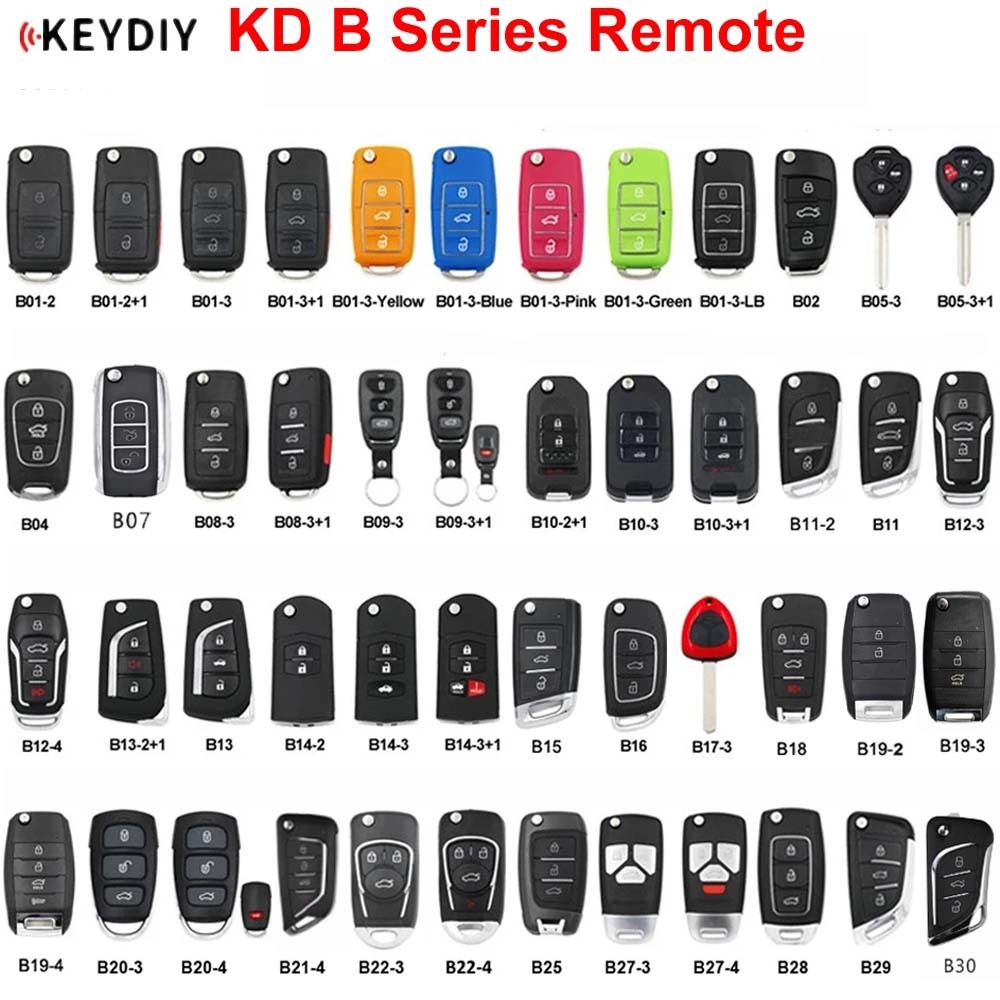 KEYDIY B Series B01 B02 B04 B05 B08 B11 B12 B15 B16 B18 B21-4 B22-4 B25 B27 B28 B29 B30 Remote Control for KD900 KD-X2 Mini KD