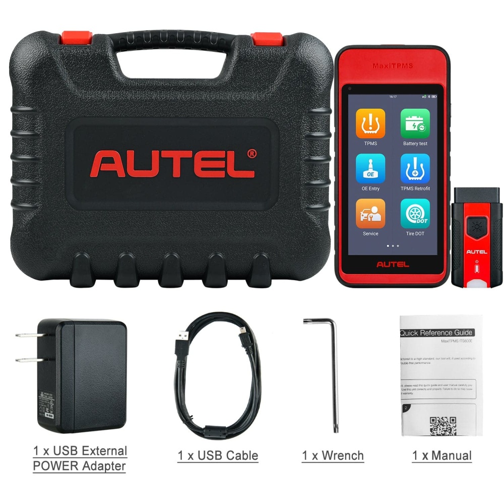Autel MaxiTPMS ITS600 TPMS Relearn Tool, TPMS Programming Tool Activate/Relearn All Sensors, TPMS Diagnostics, 4 Reset Functions (Oil Reset, BMS, SAS, EPB), Auto VIN (Free Update) Upgraded Version of TS508