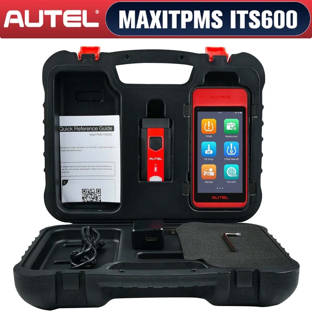 Autel MaxiTPMS ITS600 TPMS Relearn Tool, TPMS Programming Tool Activate/Relearn All Sensors, TPMS Diagnostics, 4 Reset Functions (Oil Reset, BMS, SAS, EPB), Auto VIN (Free Update) Upgraded Version of TS508