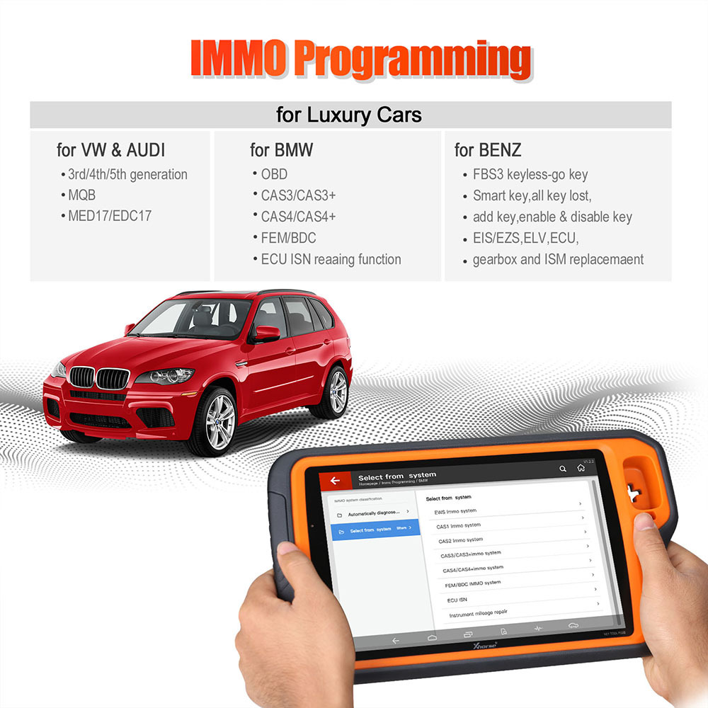 (VAG Version) Xhorse VVDI Key Tool Plus VAG Version Supports VAG VW Audi Porsche IMMO Programming with Free VW MQB48-NEC35xx License