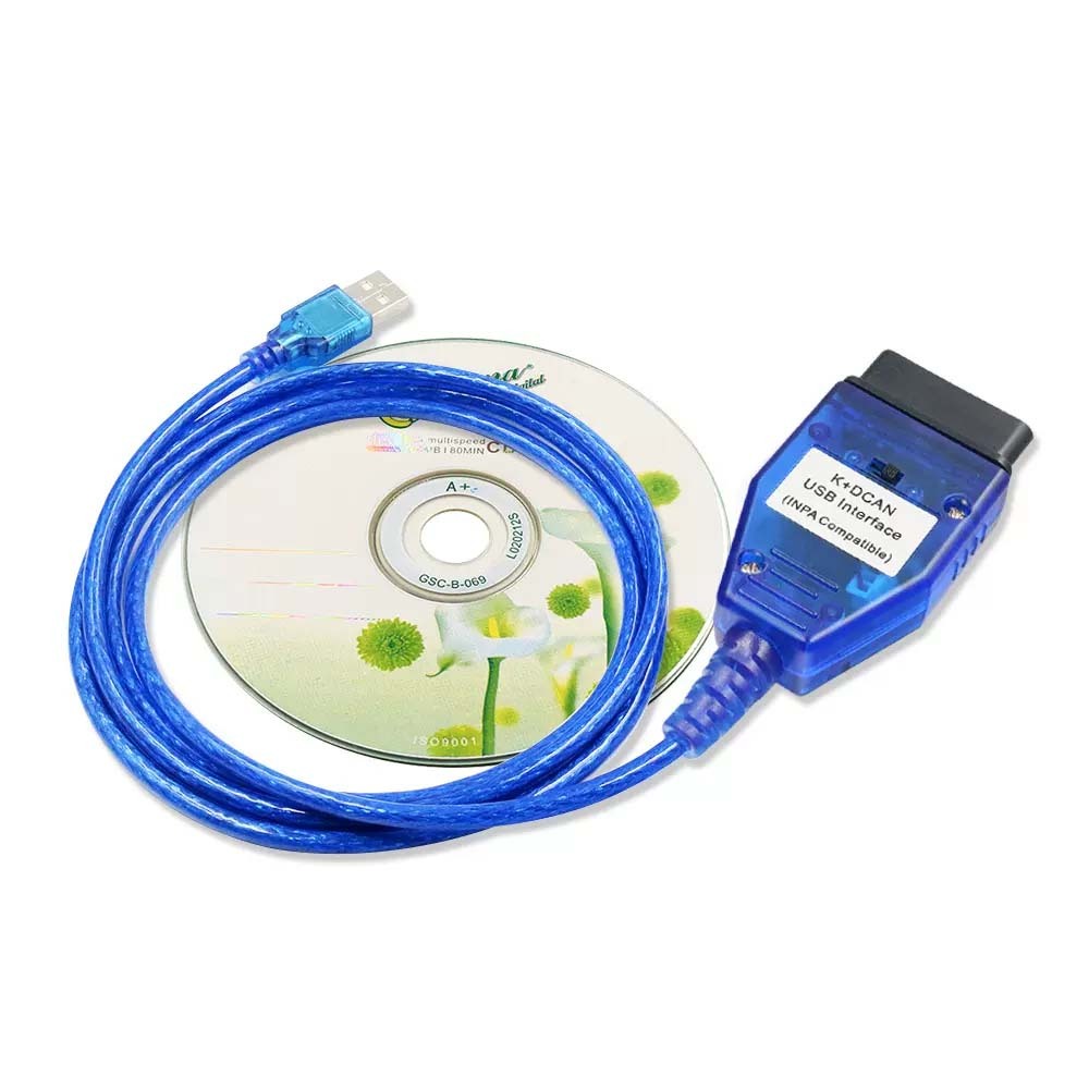 Inpa K+CAN K+DCAN FT232RL Suitable For BMW Diagnostic Tools Car Detection line Switch Blue/White