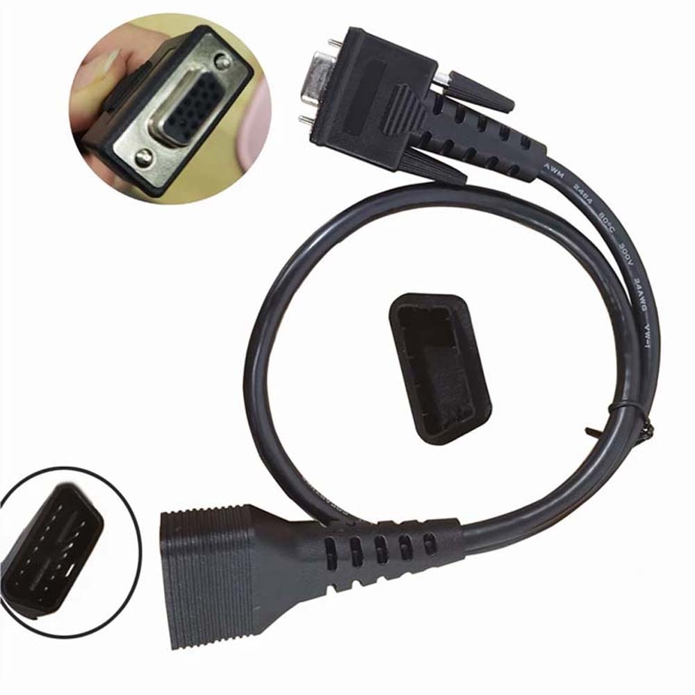 Launch Original DBScar VII Cable 200CM DR15 To OBD2 16Pin HTT EV17 Extension Cable 60CM