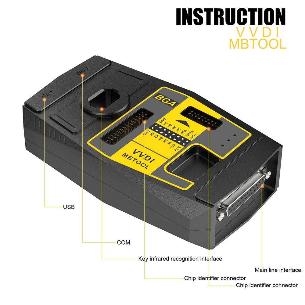 Original Xhorse VVDI MB BGA Tool V5.1.6 Benz Key Programmer Including BGA Calculator Function