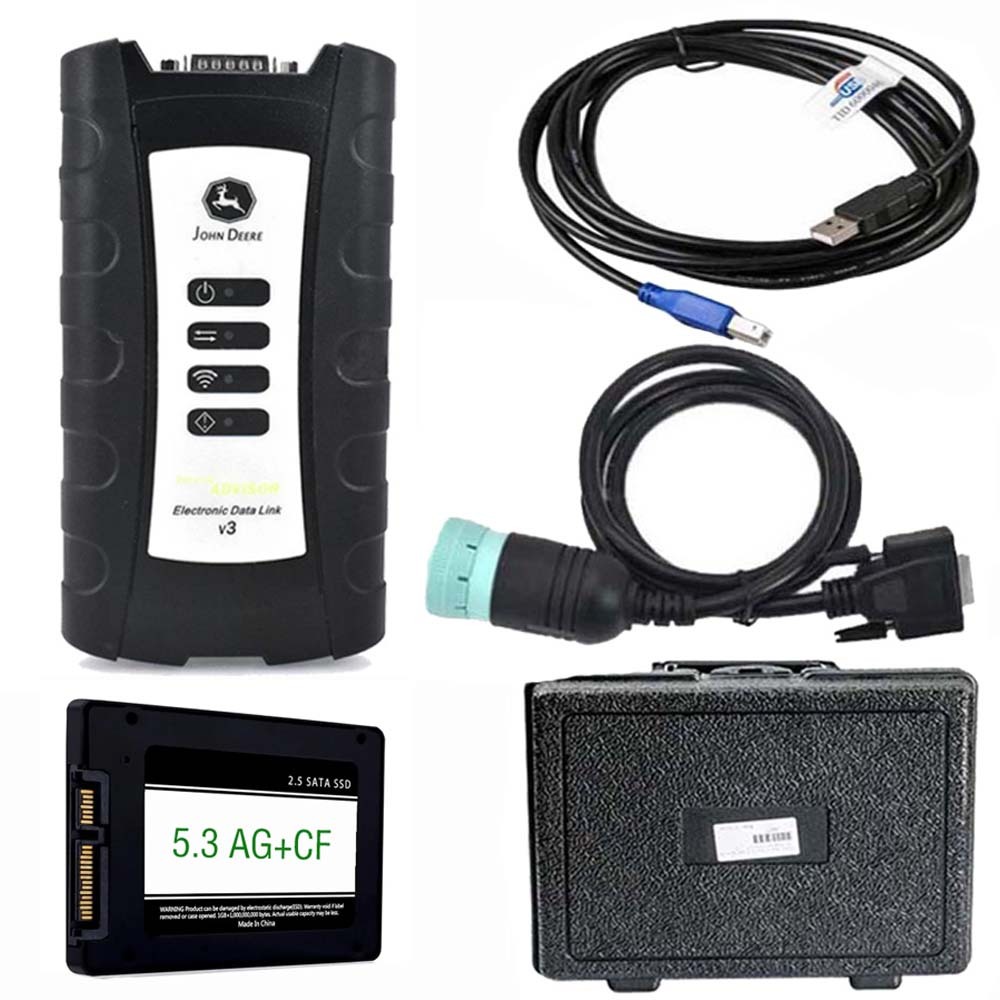 John Deere Service Advisor EDL V3 Adapter EDL V3 ADVISOR CONSTRUCTION AGRICULTRUE DIAGNOTIC TOOL replaces the John Deere EDL V2.