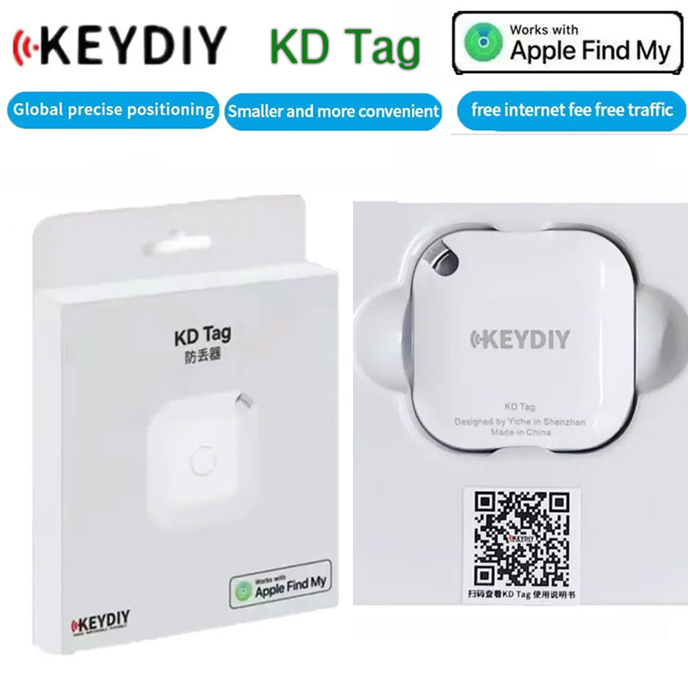 KEYDIY KD Tag Positioner Bluetooth for Tag Anti-loss Elf Positioning Tracker Dog Cat Pet Key Smart Tracker Vehicle Anti-lost GPS Tracker for IOS