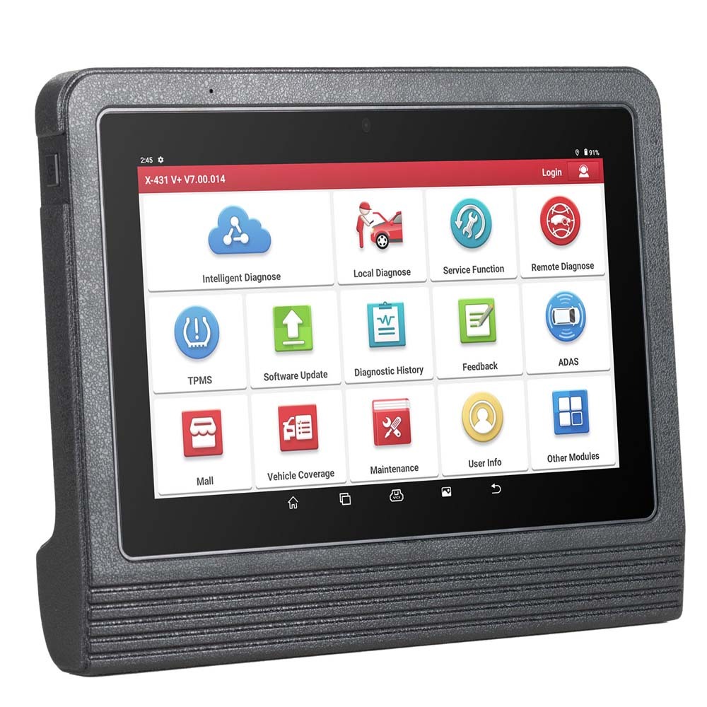 Launch X431 V+5.0 PRO3 10.1inch Tablet with X-431 SmartLink C 2.0 Heavy-duty Truck Module for Commercial Vehicles/ Passenger/ New Energy Car