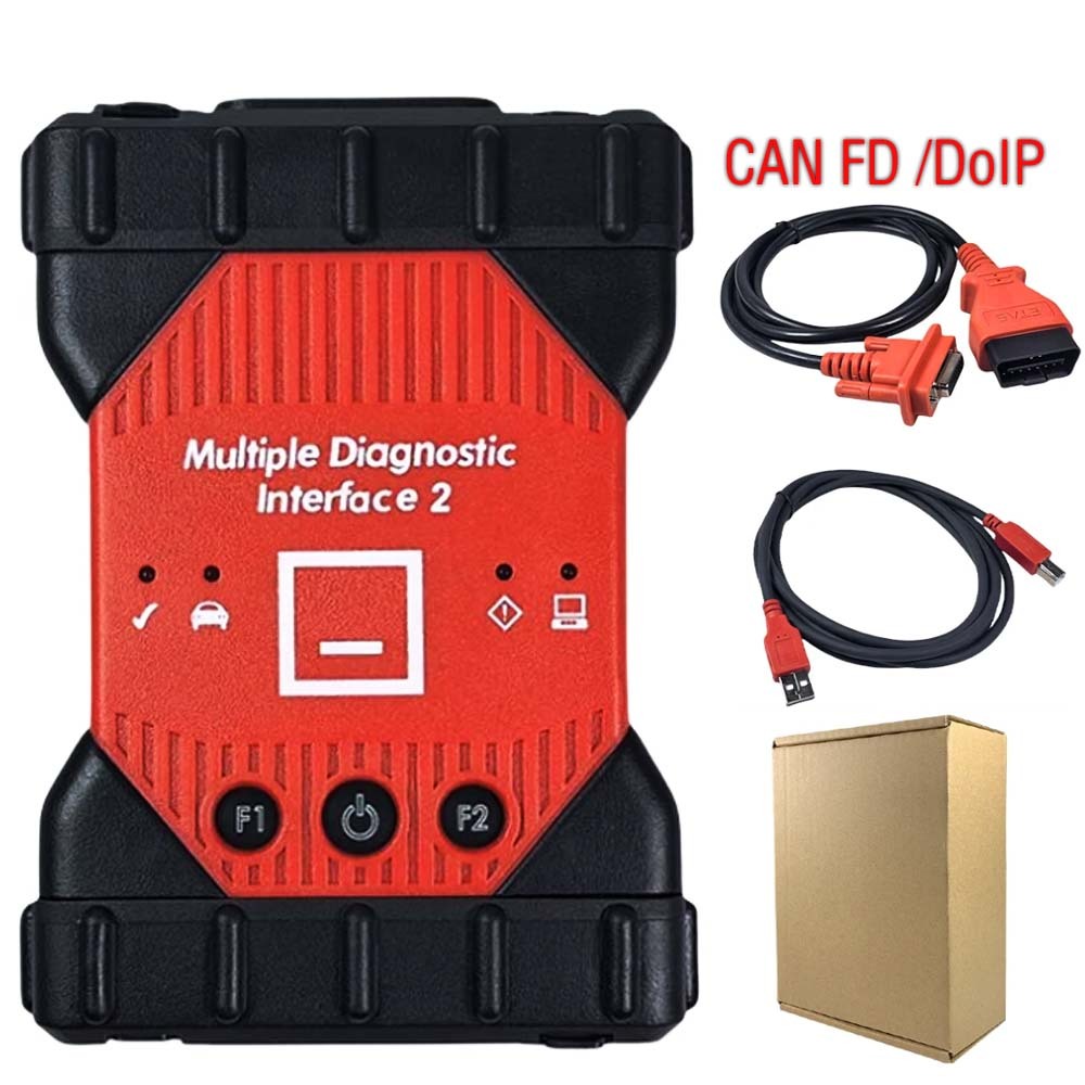 Miltiple Diagnostic Interface 2 Supoort CAN FD MDI2 Car Diagnostic Tool OBD II MDI2 USB WIFI Network Cable Scanner For Opel