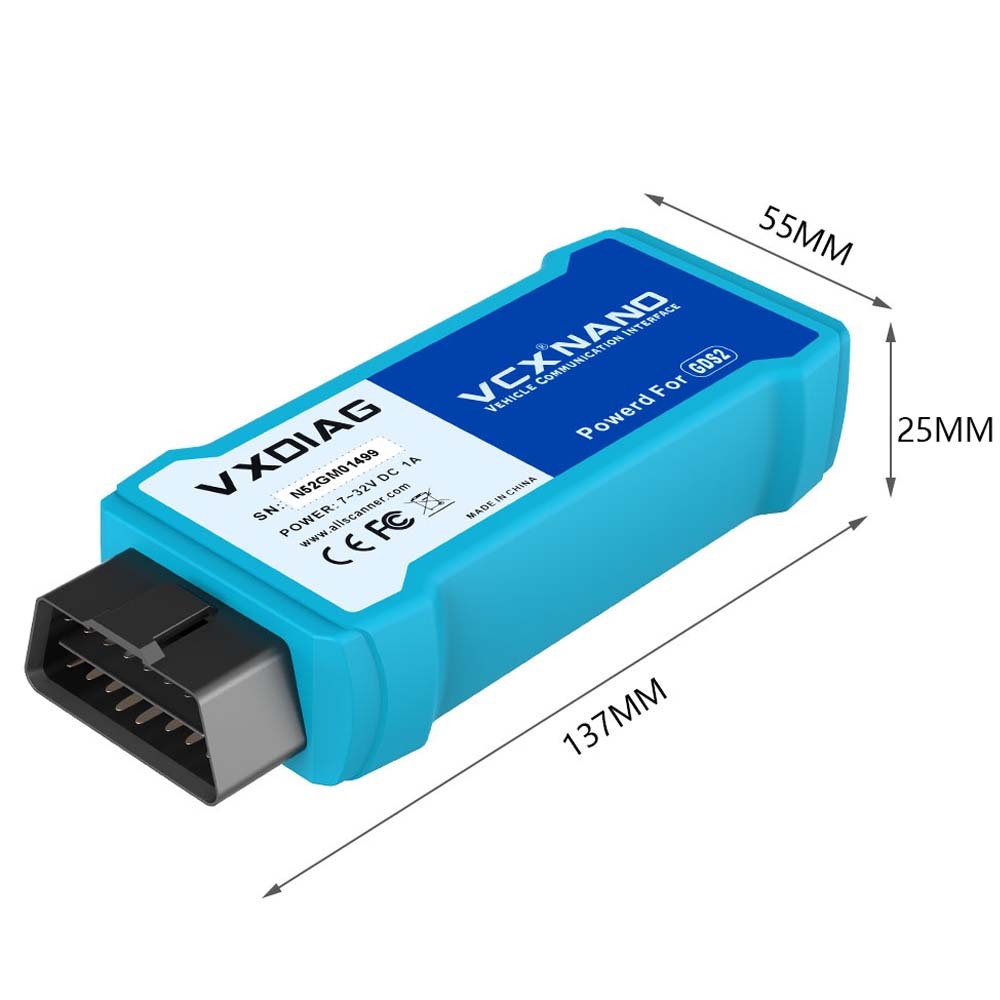 VXDIAG VCX NANO NX600 for GM / OPEL GDS2 Tech2WIN DPS Diagnostic Tool