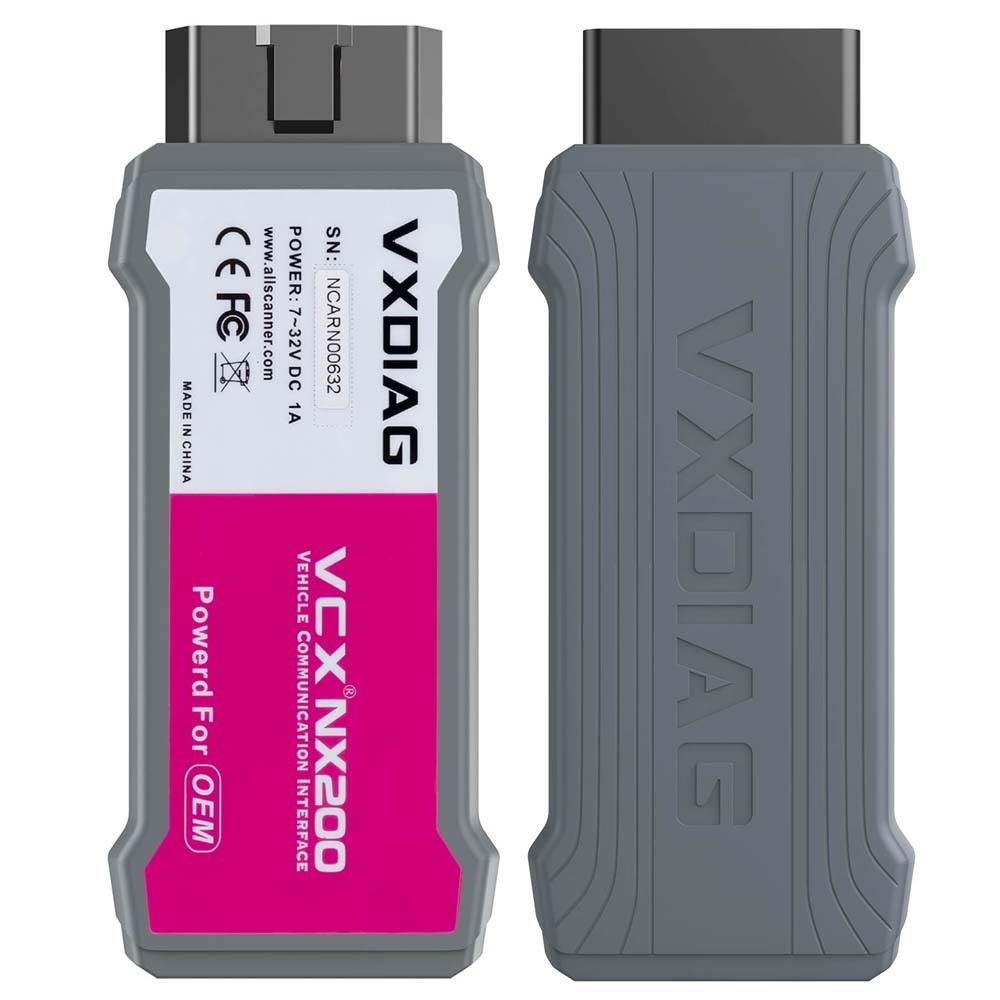 (USB Version) VXDIAG VCX NANO VCX NX200 Diagnostic Tool for Renault Clip OBD2 Scanner All Systems Diagnosis 2005-2022