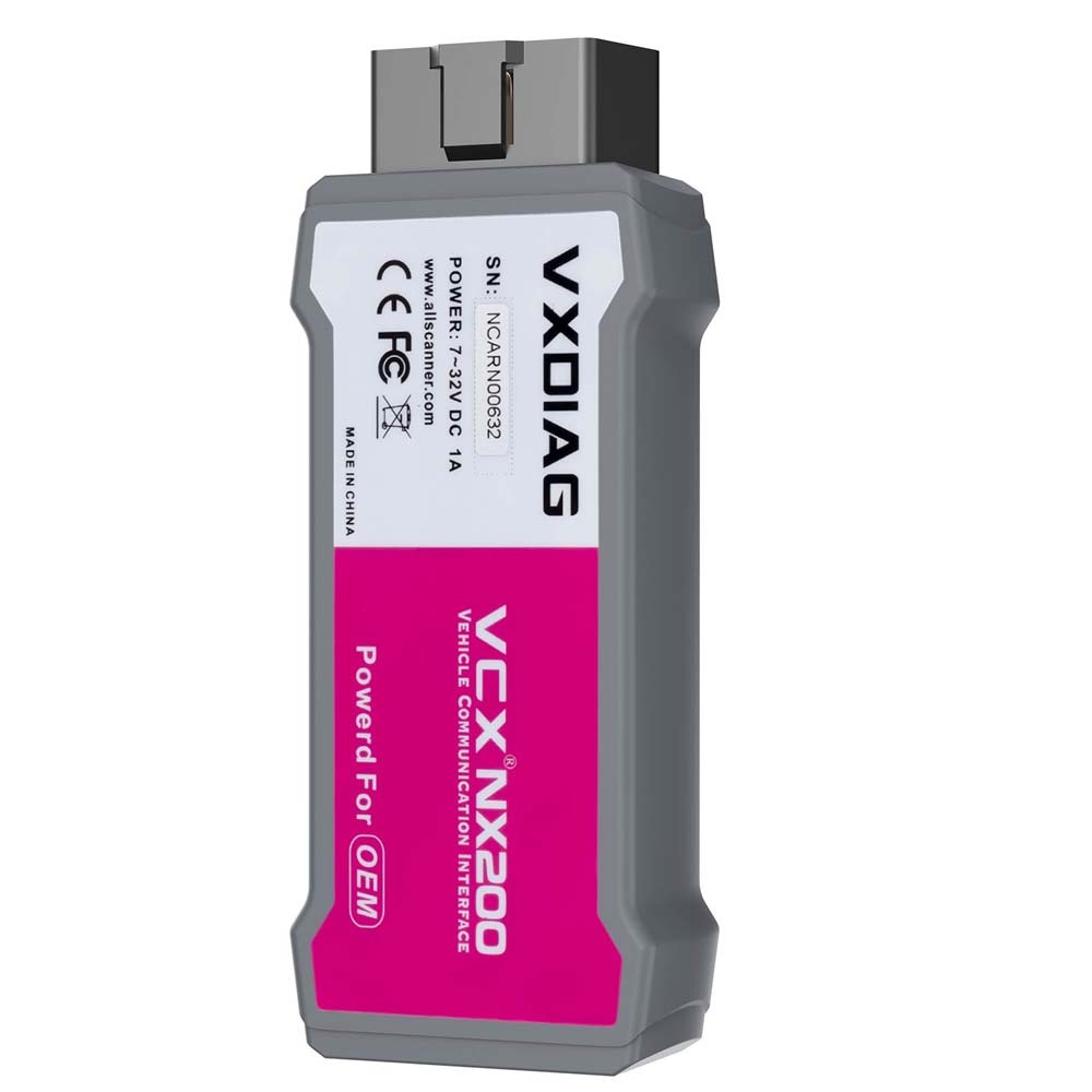 (USB Version) VXDIAG VCX NANO VCX NX200 Diagnostic Tool for Renault Clip OBD2 Scanner All Systems Diagnosis 2005-2022