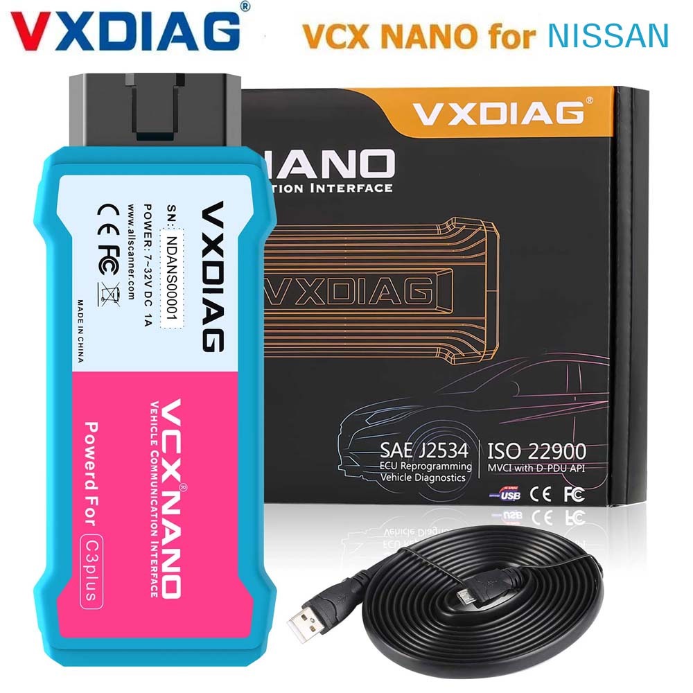 WiFi Version VXDIAG VCX NANO Diagnostic Tool for NISSAN Consult Infiniti