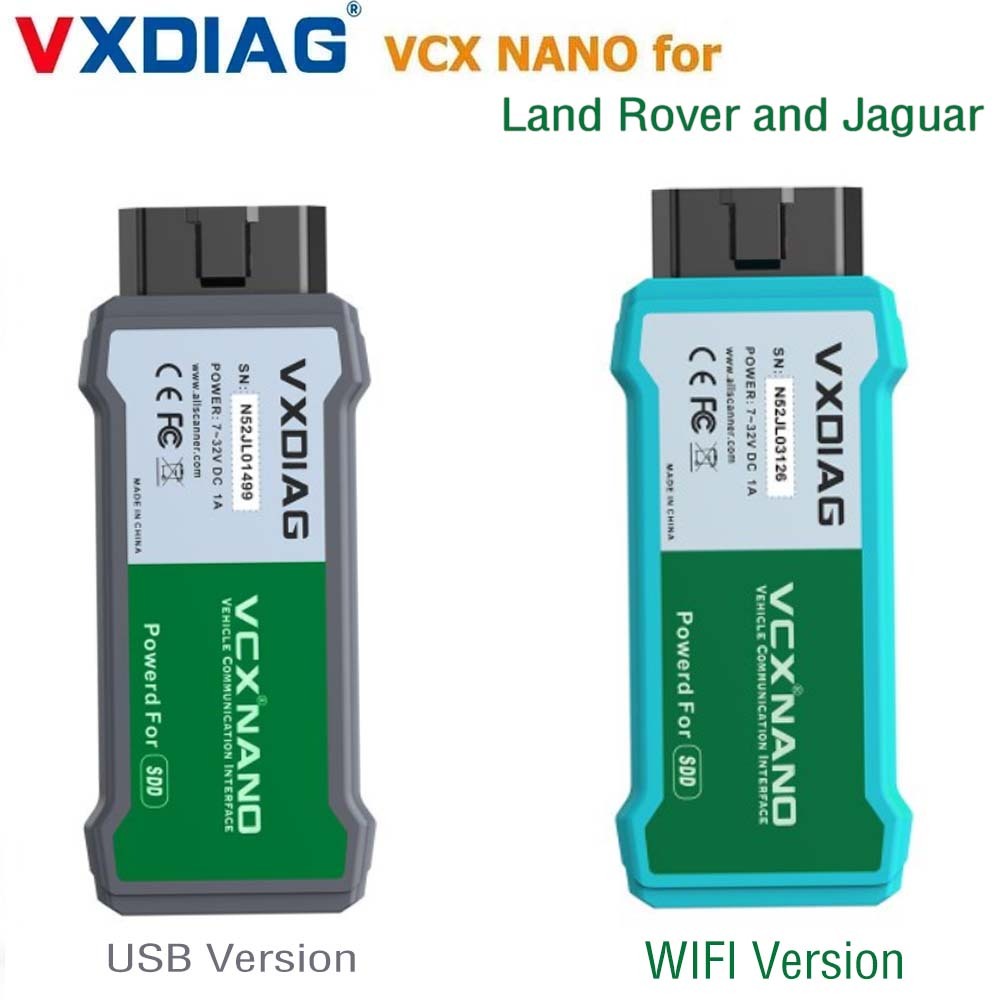 VXDIAG VCX NANO Diagnostic Tool for Land Rover and Jaguar with JLR SDD Software