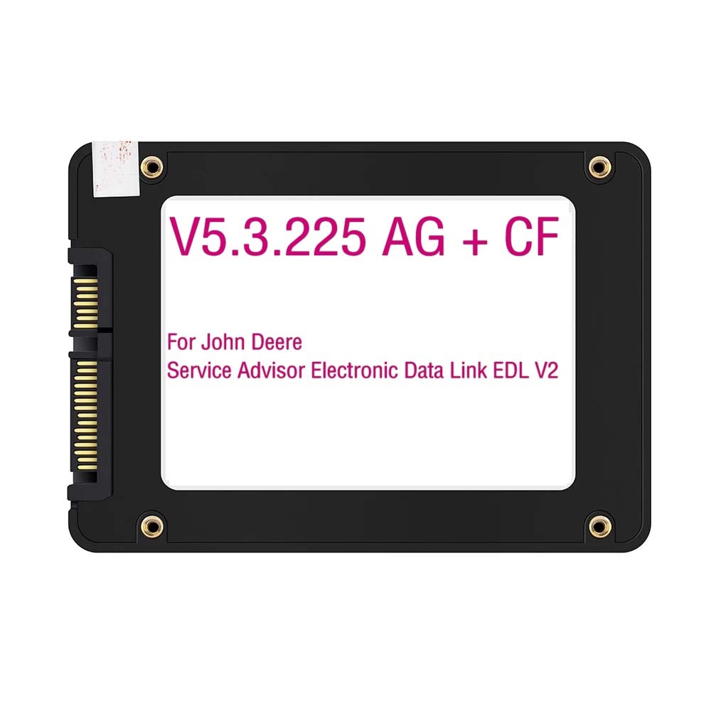 V5.3.225 AG + CF Diagnostic Software For John Deere Service Advisor Electronic Data Link EDL V2 JD Truck Diagnostic Kit EDL V3
