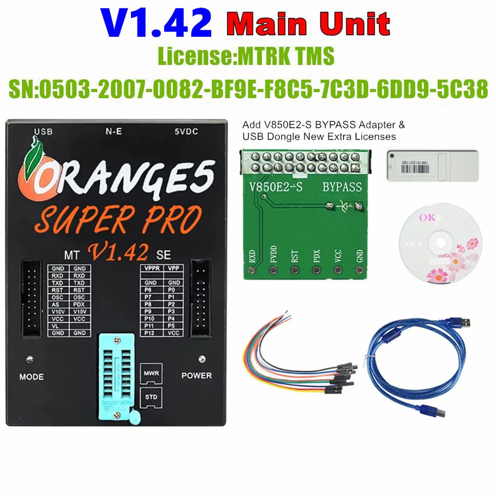 (Standard Version ) V1.42 OEM Orange5 Professional Programming Device  + Enhanced Function Software