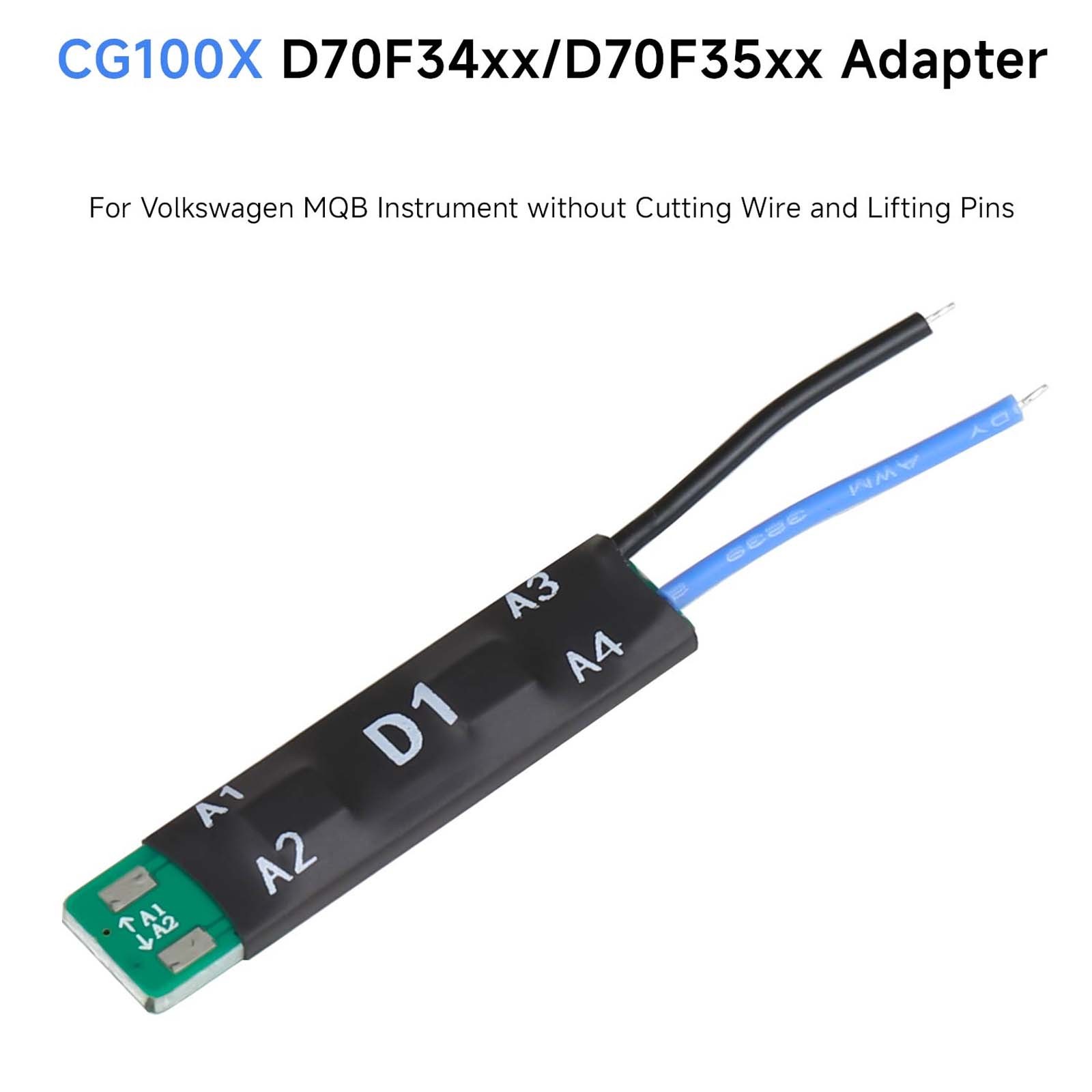 CGDI CG100X Programmer for Airbag Reset Mileage Adjustment and Chip Reading Support MQB Add RH850 R7F701407 Get Free Pro V2 and D1 MQB Adapter