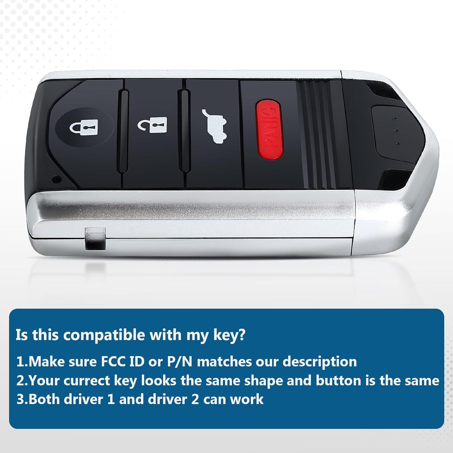 (313.8Mhz) KR5434760 Smart Key For Acura RDX ILX Remote Key