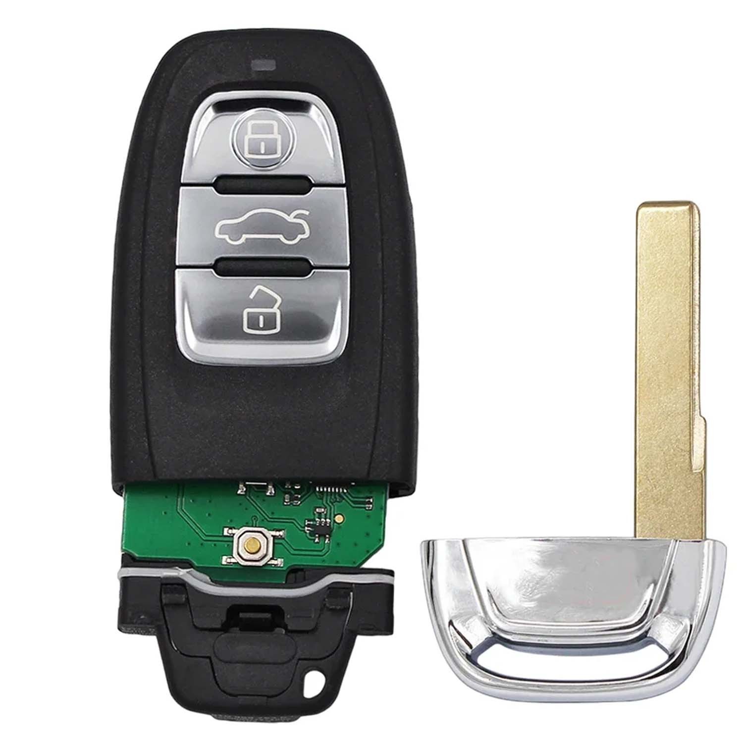 (868MHz) 8T0959754K Keyless Smart Remote Key Keyless-Go For Audi A4 A5