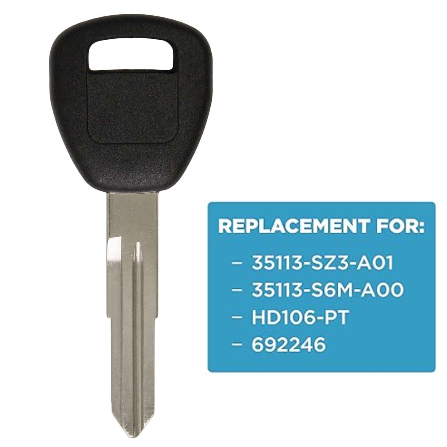(10 Pcs) Sealed ID13 HD106-PT Transponder Key Chip Key For Acura / Honda