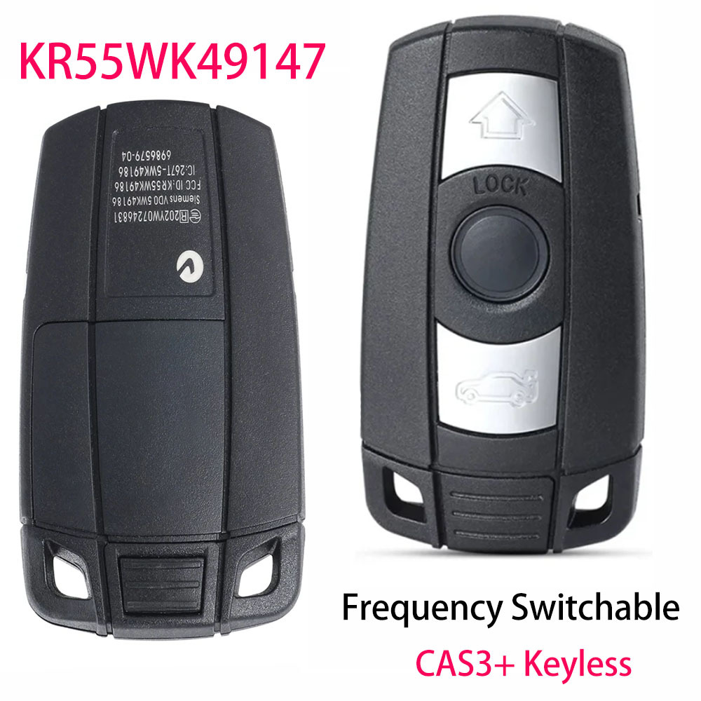 (Frequency Switchable) Keyless Smart Key KR55WK49147 For BMW CAS3+